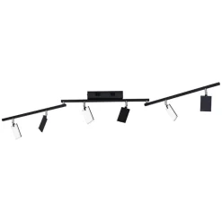 PURE Mira loftlampe 6 lk, fjernbetjening CCT, sort