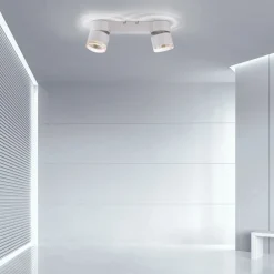 Nola LED-loftlampe, 2 lyskilder, hvid^PURE Clearance