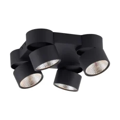 Nola LED-loftlampe, 4 lyskilder, sort^PURE Outlet