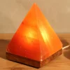 Wagner Life Dekorationsbelysning|Bordlamper>Pyramide saltlampe med sokkel, ravgul