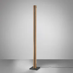 Quitani Gulvlamper|Gulvlamper>Elis LED-gulvlampe, eg/sort