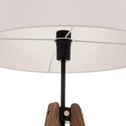 gulvlampe Reba, stativ, chintz hvid^Quitani New