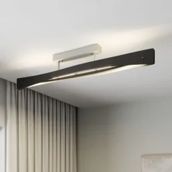 Quitani Loftlamper>LED-loftslampe Lian, sort/aluminium