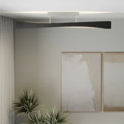 Quitani Loftlamper>LED-loftslampe Lian, sort/aluminium