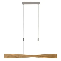 LED-pendel Lian, egetræ^Quitani New