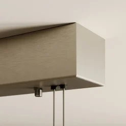 LED-pendel Lian, egetræ^Quitani New