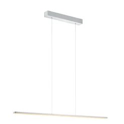 Quitani LED-pendel Margita, længde 118 cm, sølv