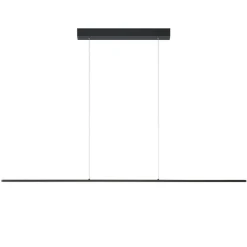 Quitani LED-pendel Margita, længde 148 cm, sort