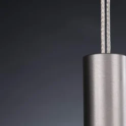 LED-pendellampe Hiba, eg natur, længde 148 cm^Quitani