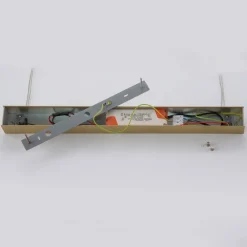 LED-pendellampe Tolu, længde 179 cm, messing^Quitani Best