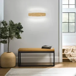 Persida LED-væglampe, 48 cm lang, eg, 2.700 K^Quitani New