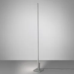 Quitani Gulvlamper>Talon LED-gulvlampe aluminium anodiseret natur