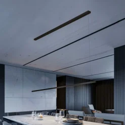 Talon LED-hængelampe sort anodiseret 32W^Quitani