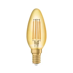 Radium Filament Pære>Essence Ambiente LED E14 4W kerte guld