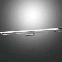 Rapallo LED-væglampe, krom, IP44, 80 cm^Fabas Luce New