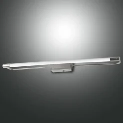 Rapallo LED-væglampe, krom, IP 44, 60 cm^Fabas Luce Online