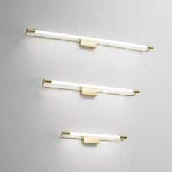 Fabas Luce Gang|Væg- Og Spejllamper>Rapallo LED-væglampe, messing, IP44, 80 cm