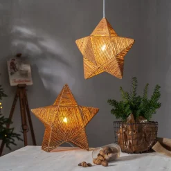 Rappe dekostjerne af papirsnører, hængende^STAR TRADING Clearance