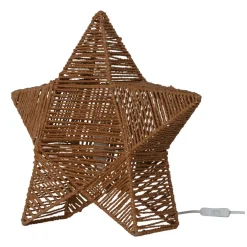 STAR TRADING Dekorationsbelysning|Julepynt>Rappe dekostjerne af papirsnører, stående