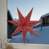 STAR TRADING Rød papirstjerne "Antique"