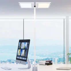 Regent Lighting Arbejdsrum/Kontor>Lightpad LED 2 lk fod midte sølv