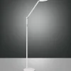 Regina LED-gulvlampe, 1 lyskilde, hvid^Fabas Luce Outlet