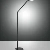 Fabas Luce Arbejdsrum/Kontor|Gulvlamper>Regina LED-gulvlampe, 1 lyskilde, sort