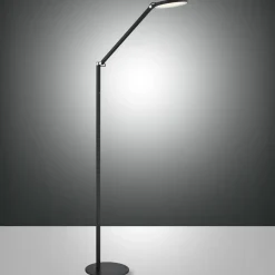Fabas Luce Arbejdsrum/Kontor|Gulvlamper>Regina LED-gulvlampe, 1 lyskilde, sort