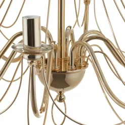 Domiluce Retro - guldskinnende lysekrone