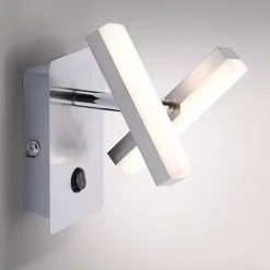 Rico kvadratisk LED-væglampe med to lyskilder^JUST LIGHT. GmbH Best