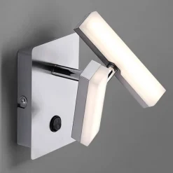 Rico kvadratisk LED-væglampe med to lyskilder^JUST LIGHT. GmbH Best