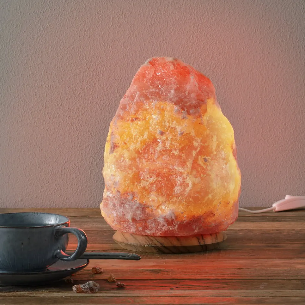 ROCK - Saltkrystal-lampe 4-6 kg, højde ca. 23 cm^Wagner Life Hot