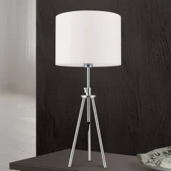 ORION Roger bordlampe, trebenet, højdejusterbar