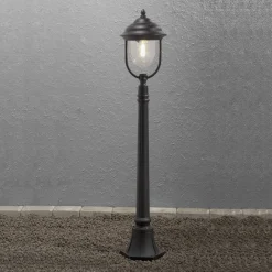 Romantisk stilampe "Parma", i sort^Konstsmide Clearance