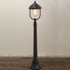 Romantisk stilampe "Parma", i sort^Konstsmide Clearance