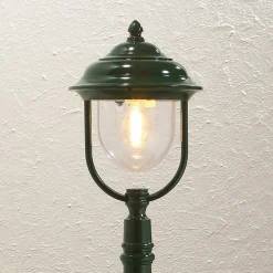 Konstsmide Gadebelysning>Romantisk stilampe "Parma", i grøn