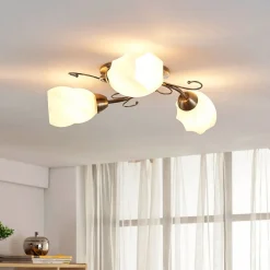 Lindby Gang|Loftlamper>Romantisk udformet loftslampe Amedea