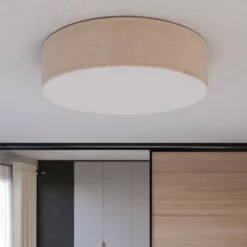 Rondo loftslampe, beige, Ø 60 cm^TK Lighting Discount