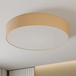 Rondo loftslampe, beige Ø 80 cm^TK Lighting Hot