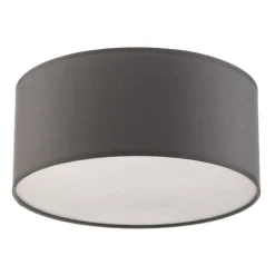 TK Lighting Rondo loftslampe, grå, Ø 30 cm