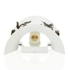 Kögl Rosa væglampe med glasskærm