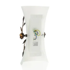 Kögl Rosa væglampe med glasskærm