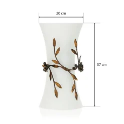 Kögl Rosa væglampe med glasskærm