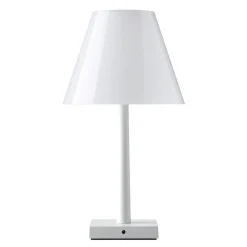 Dina T1 LED-bordlampe, hvid/hvid^Rotaliana New