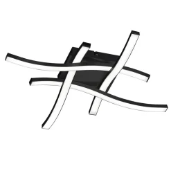 Reality Leuchten Loftlamper>Route LED-loftlampe i sort, 4 lyskilder