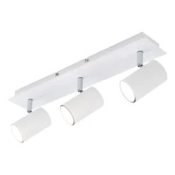 Briloner Run loftslampe, drejelig, 3-lys, hvid