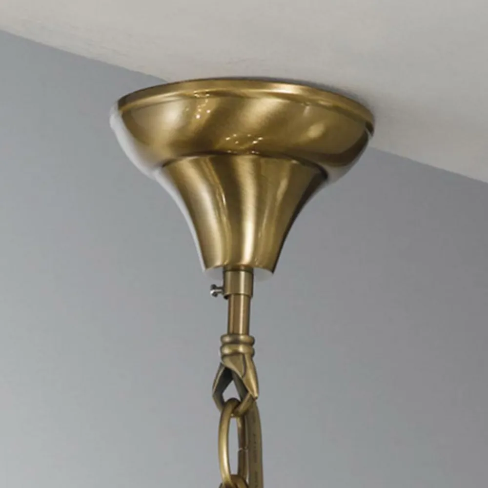 Rund lanterneform - hængelampen Rieka, 43 cm^ORION Hot