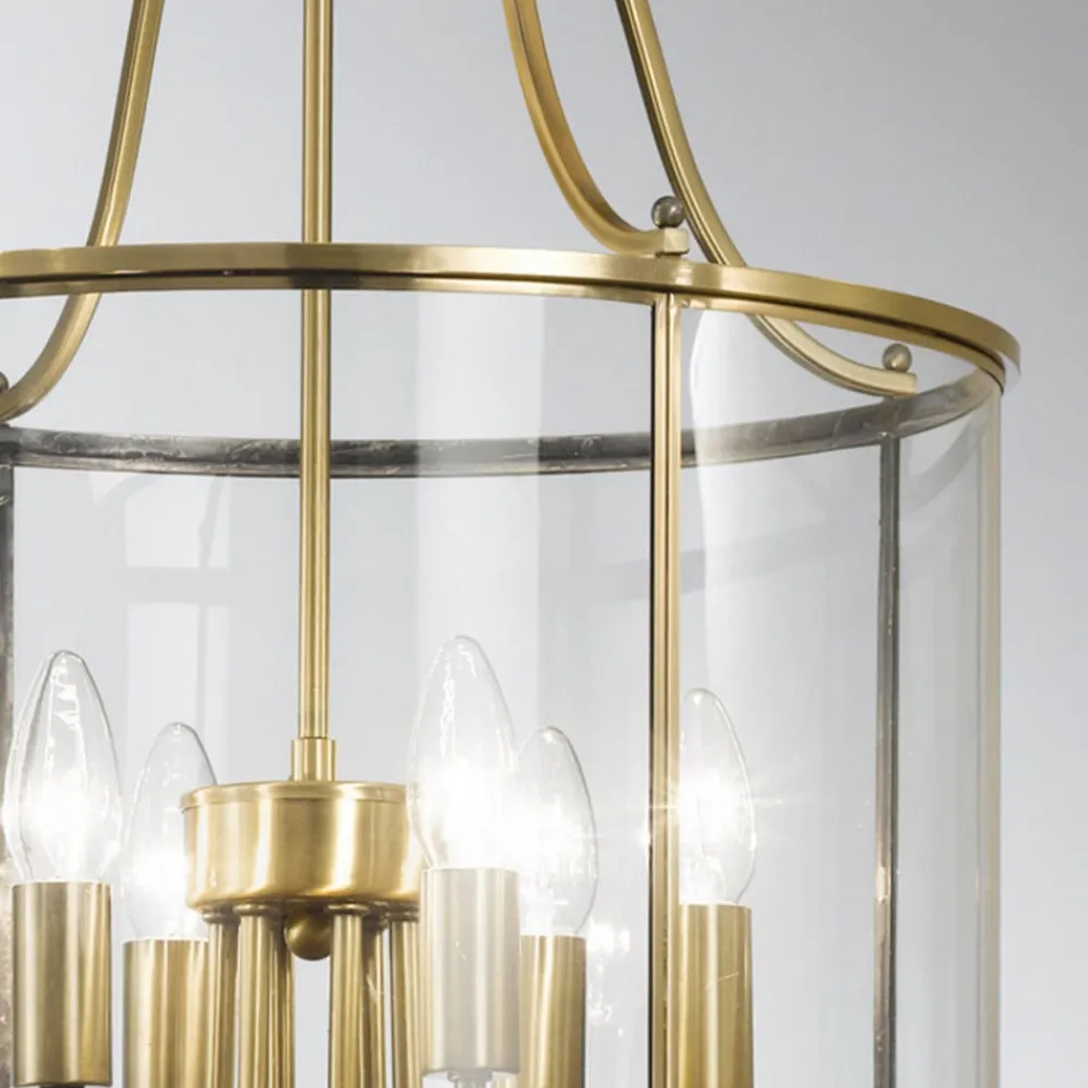 Rund lanterneform - hængelampen Rieka, 43 cm^ORION Hot