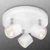 Rund LED loftlampe Star med tre lyskilder, i hvid^Philips Hot
