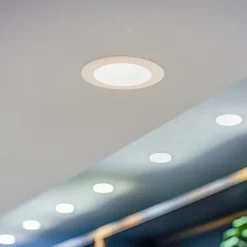 Arcchio Loftlamper|Loftlamper>Rund LED-indbygningslampe Arian, 9,2 cm 6W